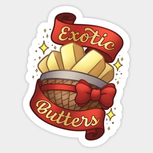 Exotic Butters Sticker